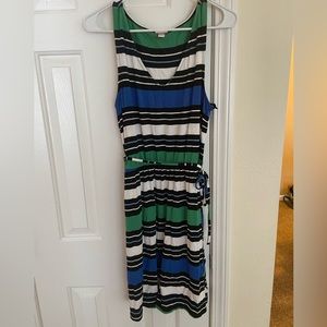 Merona knit striped dress. Large